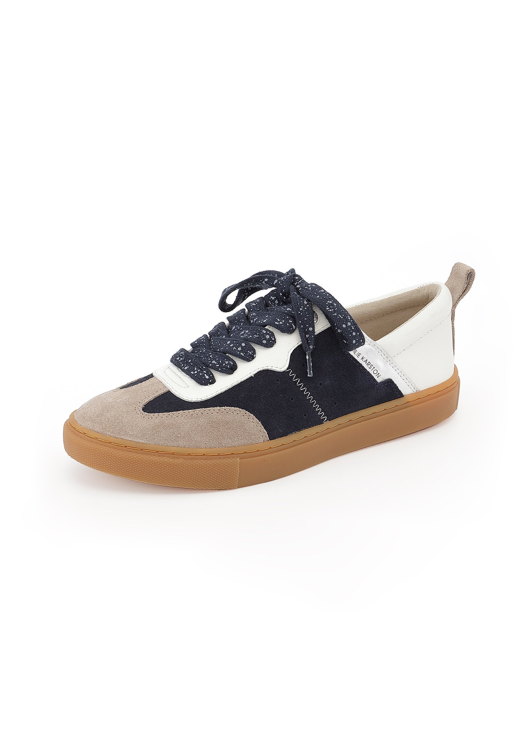 TAIS - Baskets en cuir Marine