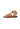 YASMINE - Sandale Plate en Cuir Camel