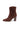ARIZONIA - Bottines en Croûte de Cuir Marron