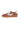 ELVA - Baskets en Cuir Croco Camel