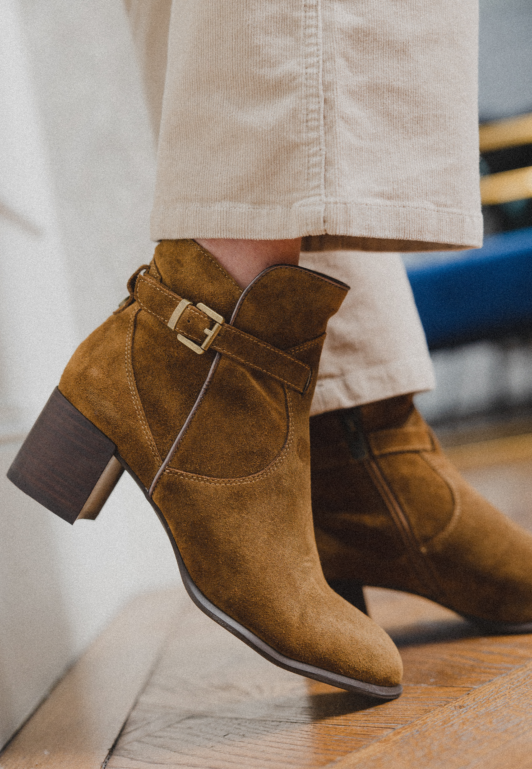 NEPAL ANKLE BOOTS - Camel