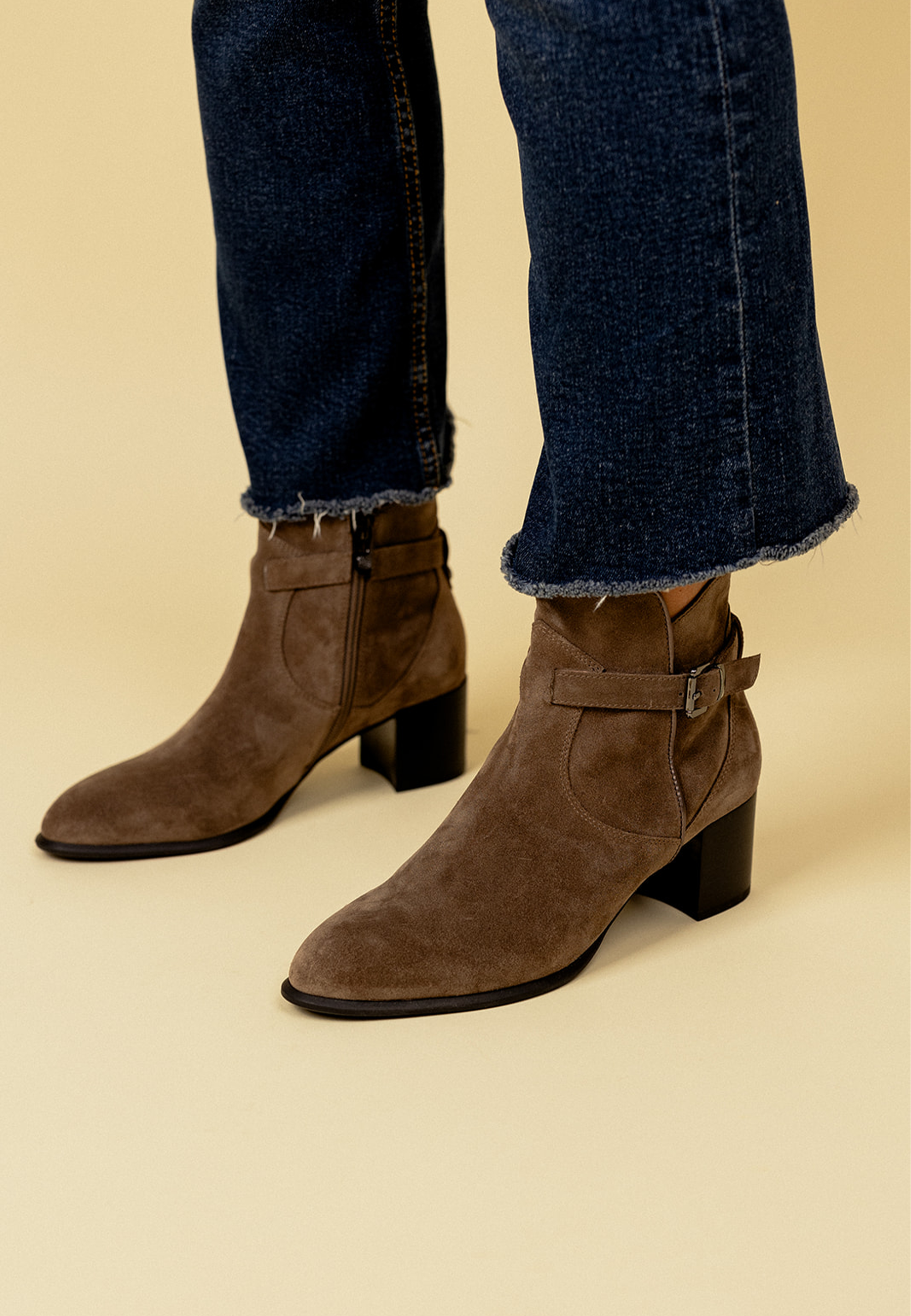 NEPAL ANKLE BOOTS - Taupe