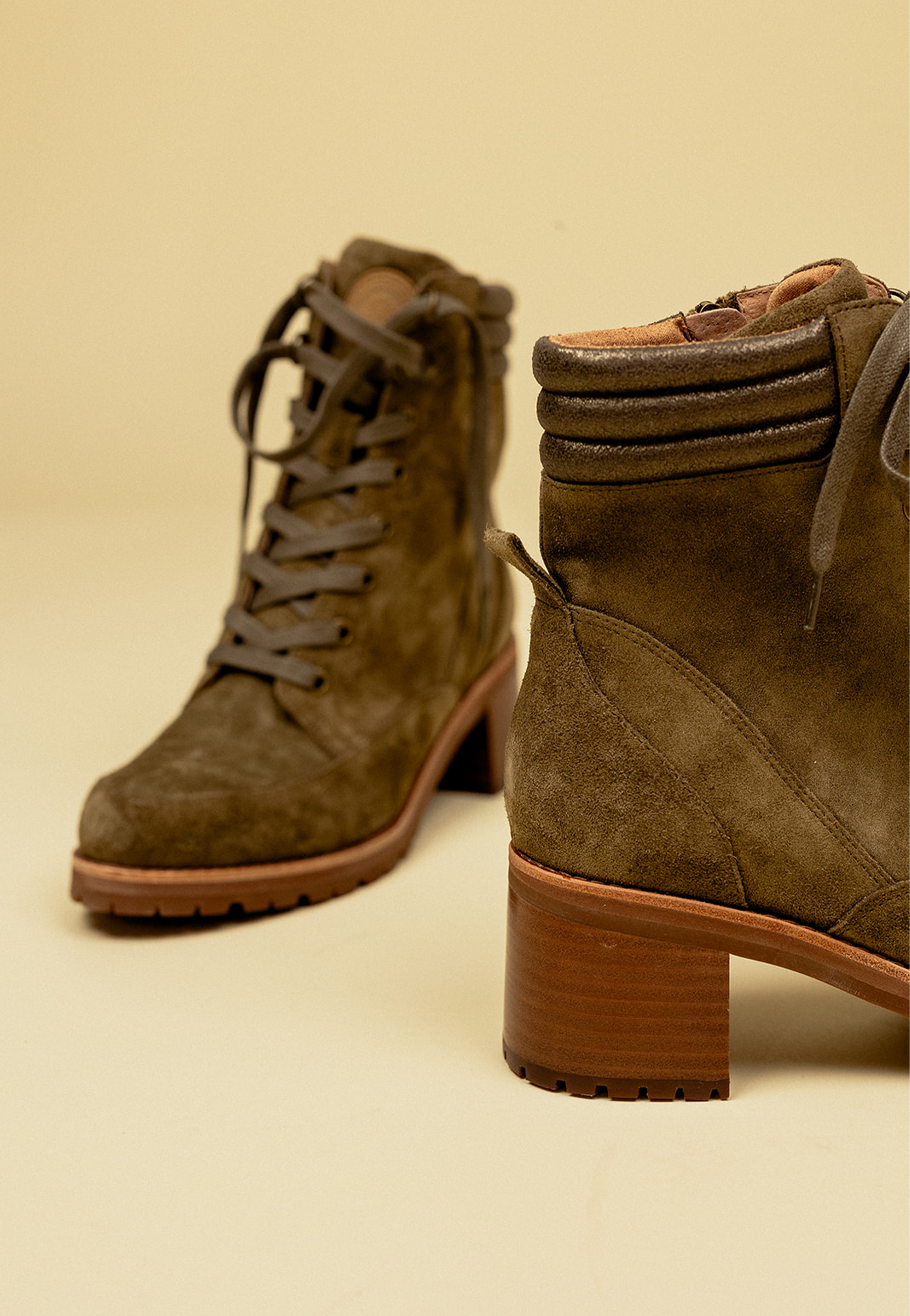 BOTTINES TEVY - Kaki
