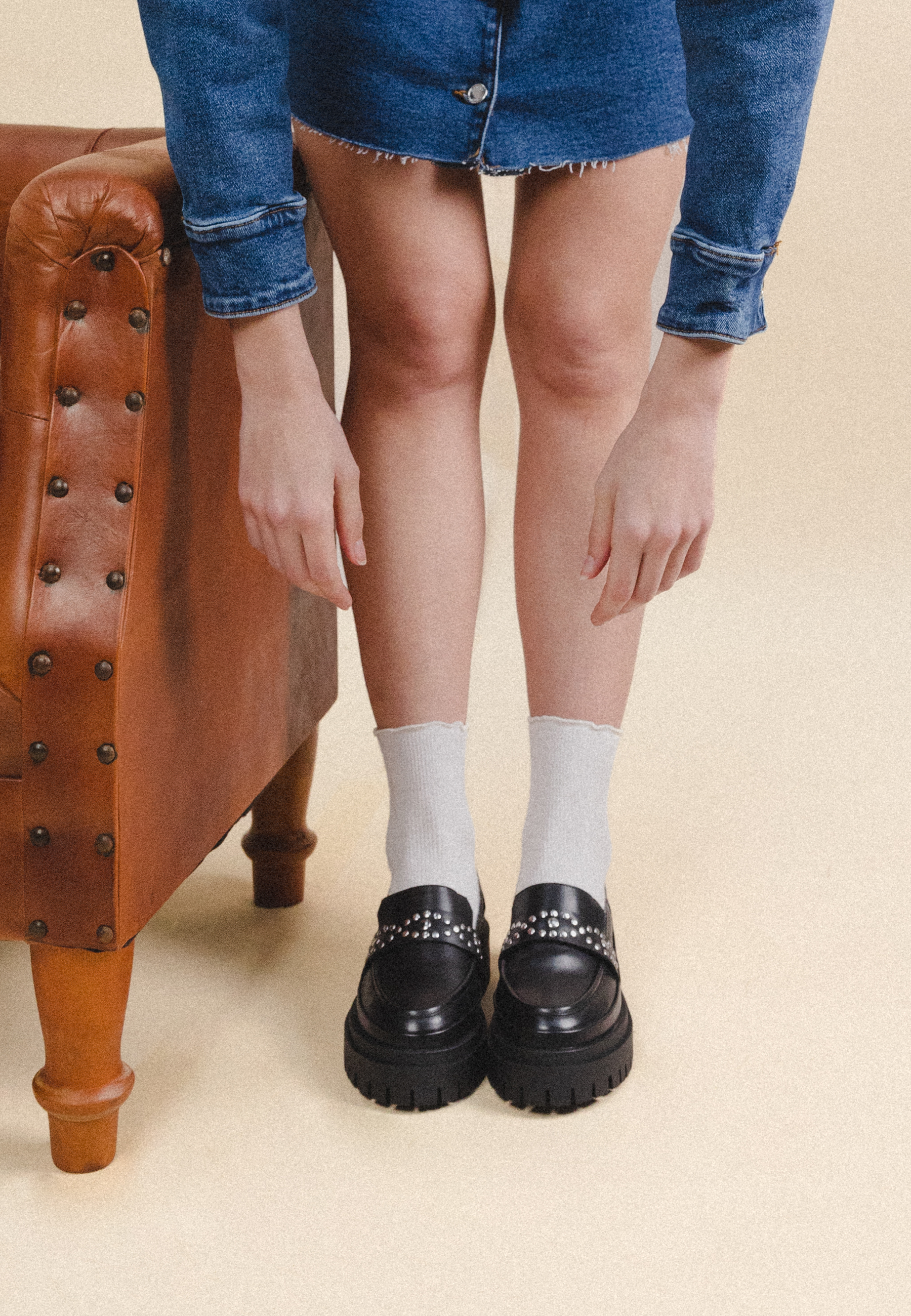 MOCASSINS ADAMAS - Noir Lisse