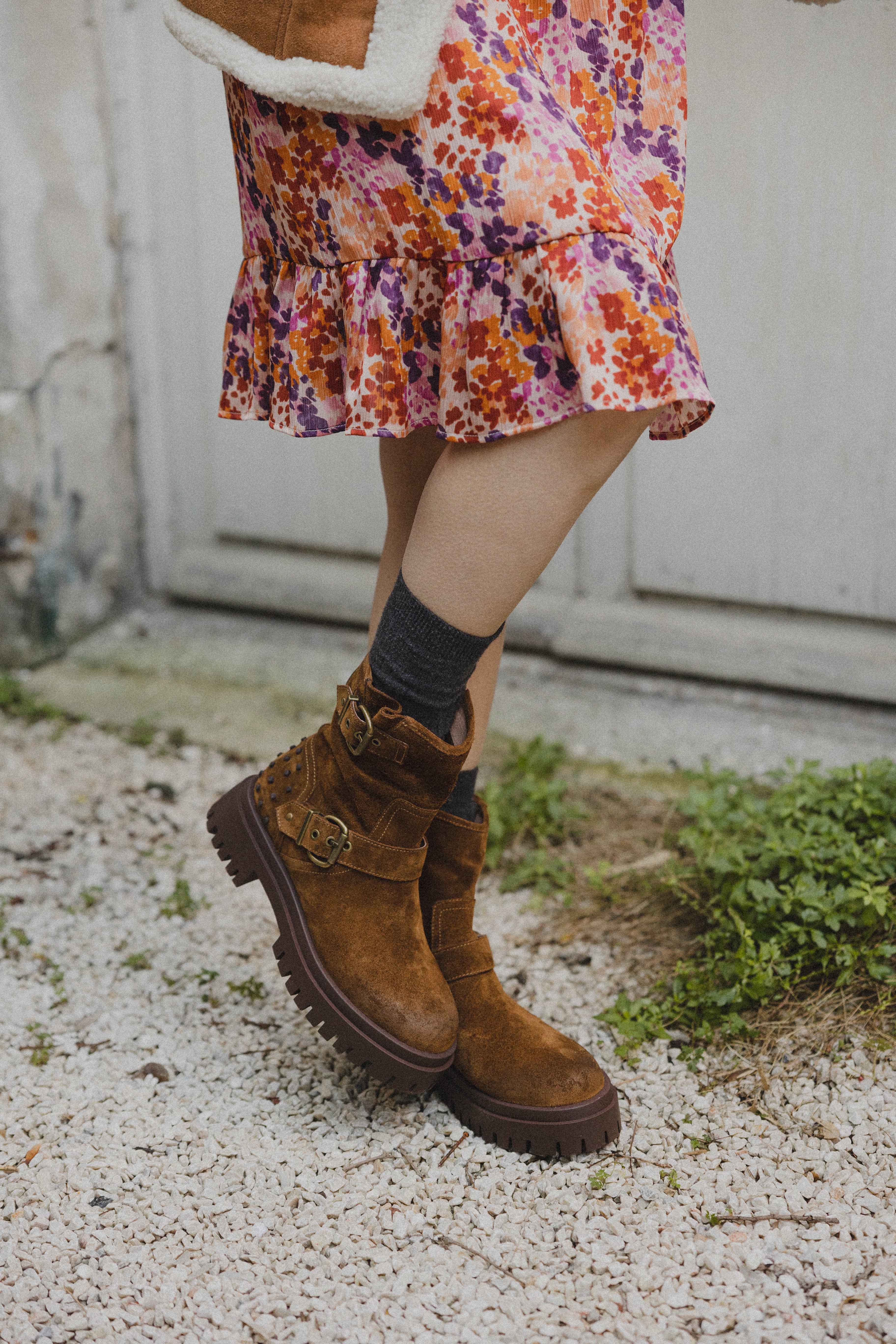 BOTTINES ADELYA - Camel