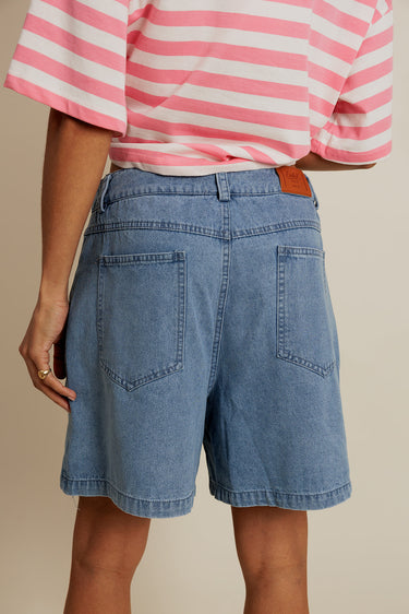 AENOR - Short en Jean avec Cordon