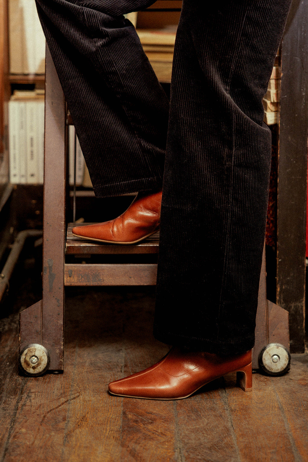 ALIX ANKLE BOOTS - COGNAC
