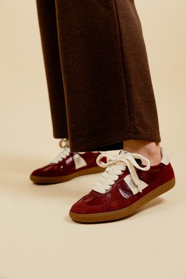 CHERRY - BORDEAUX SNEAKERS