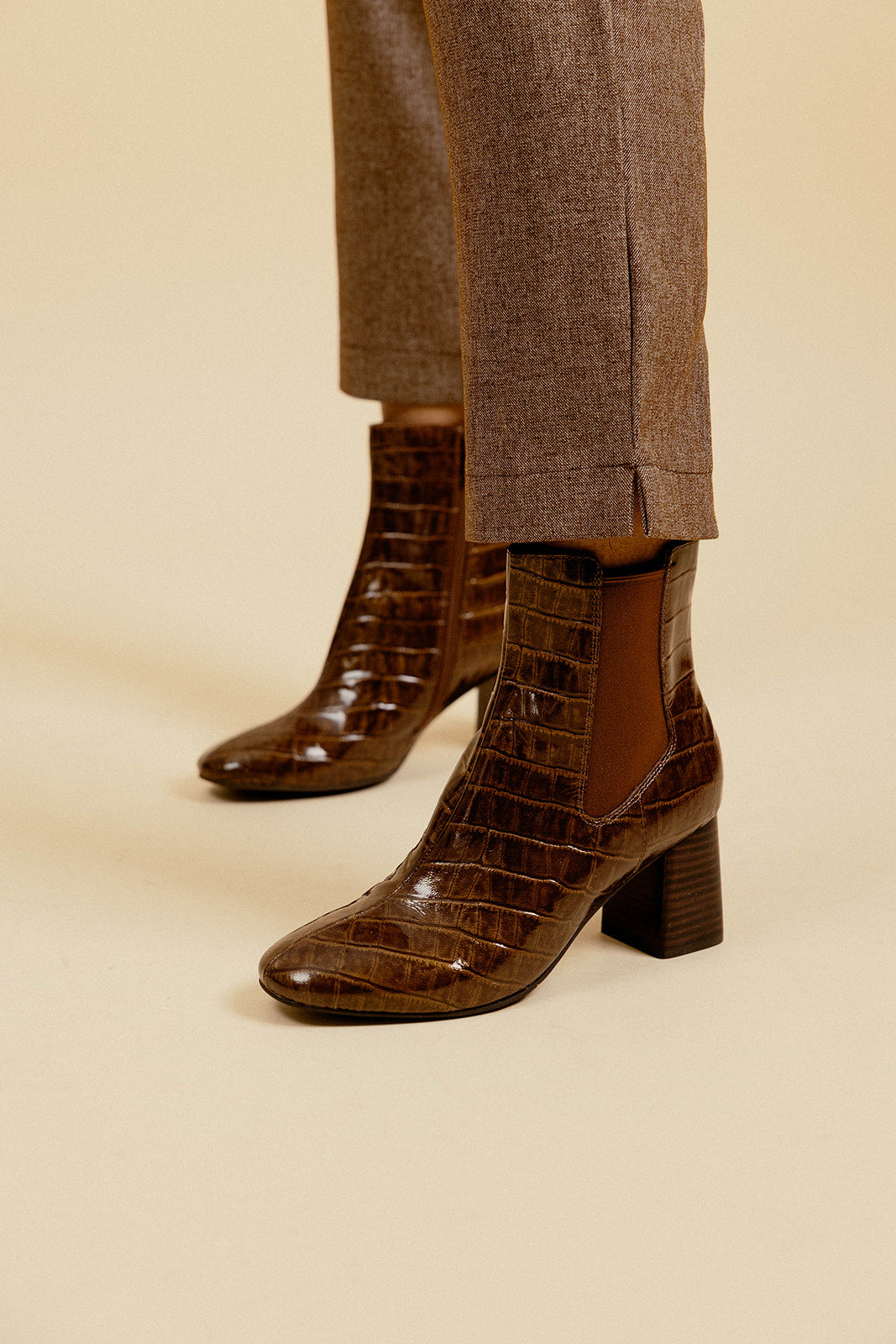 BOTTINES MARILYN - CAMEL