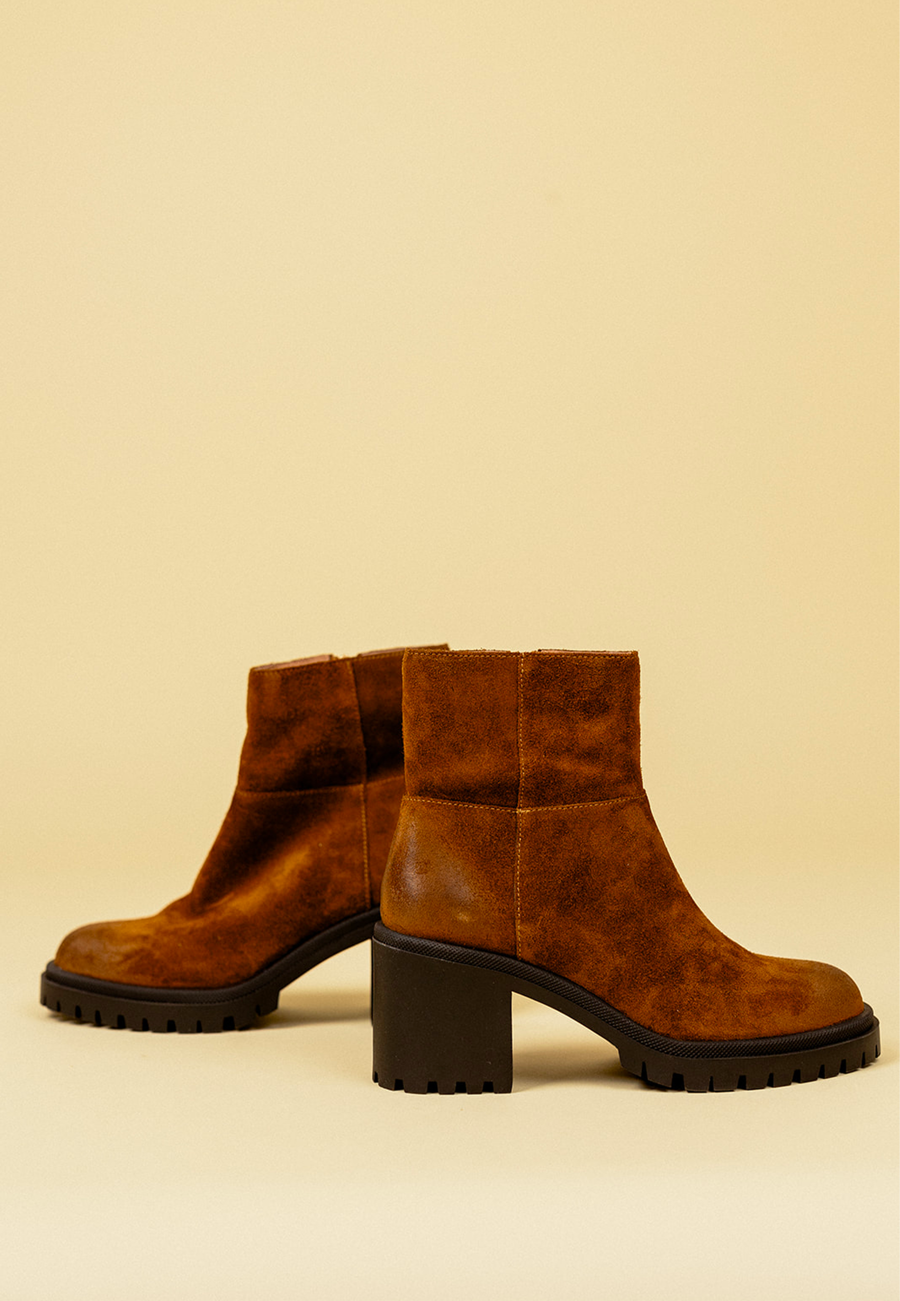 BOTTINES ALANA - CAMEL