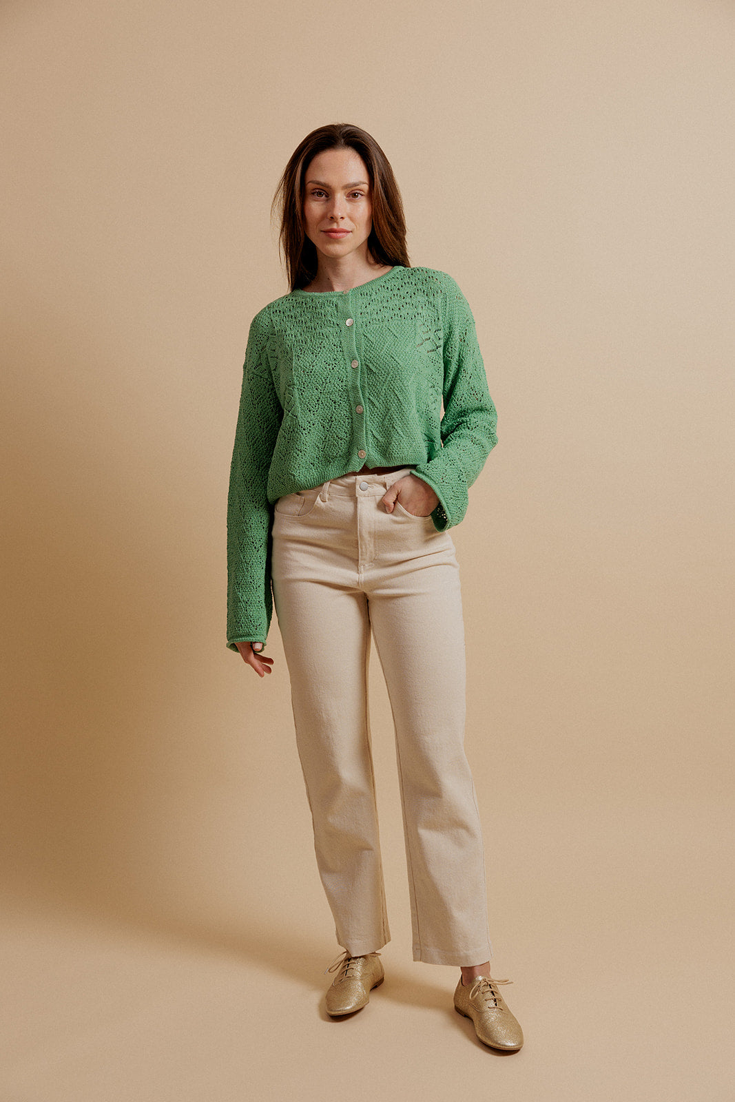 PANTALON JANINE - BEIGE