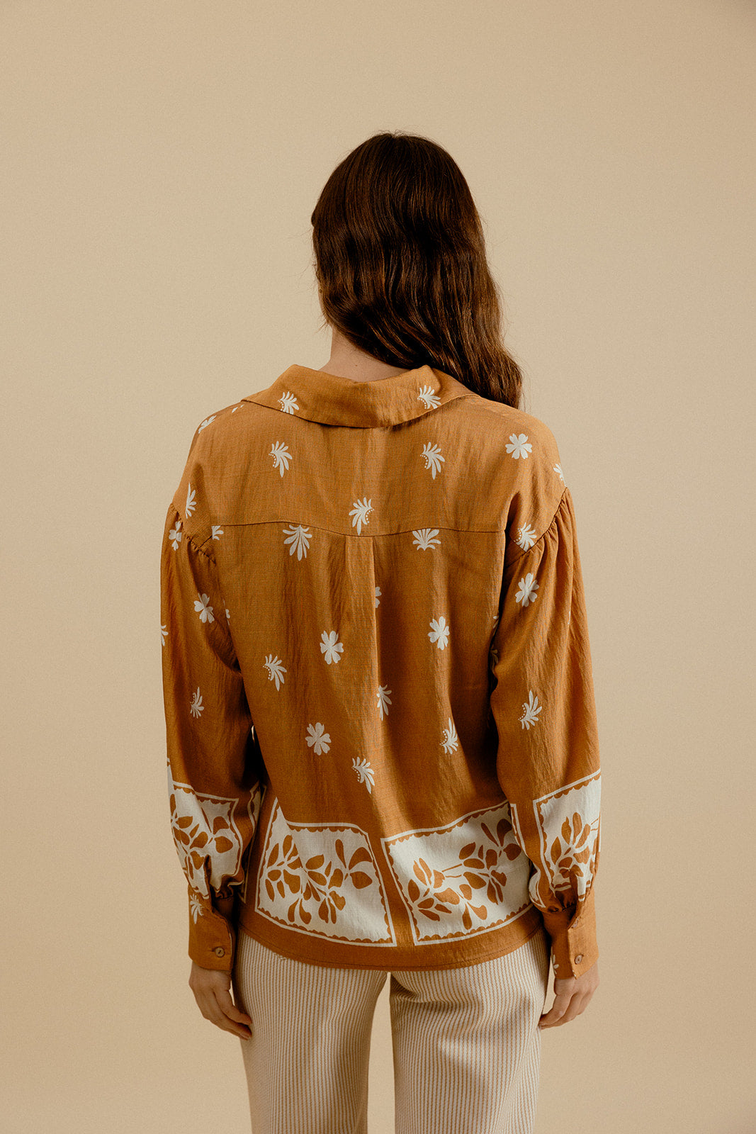 ADELIE SHIRT - CAMEL