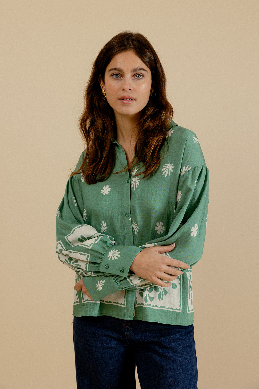 ADELIE SHIRT - GREEN