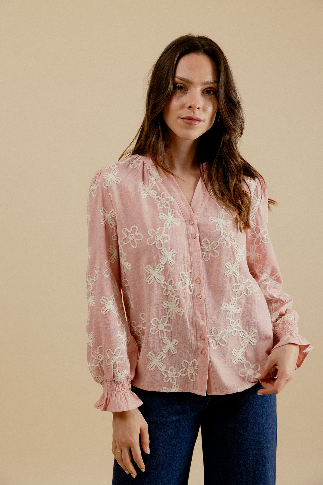 CHEMISE ARIANE - ROSE