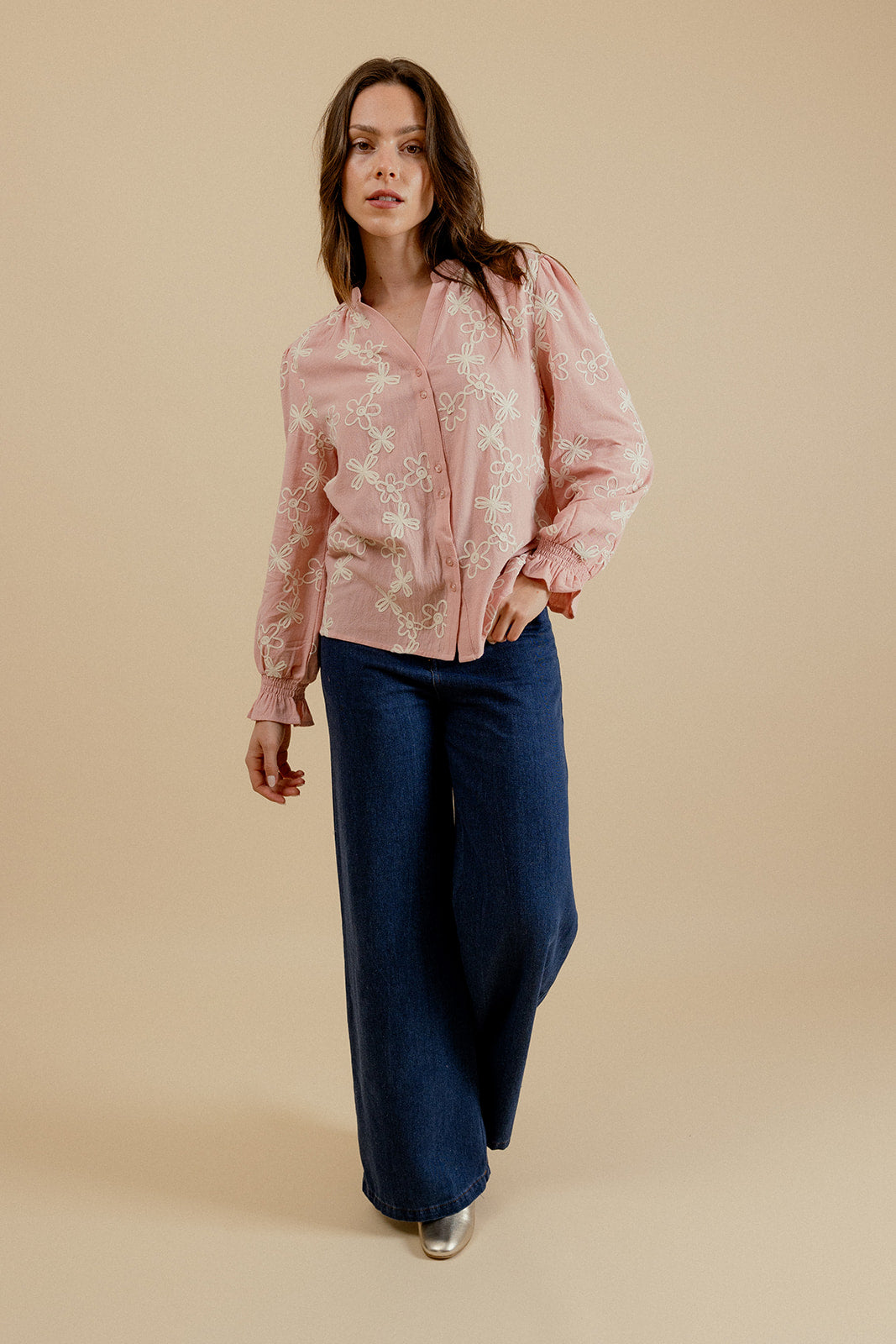 CHEMISE ARIANE - ROSE