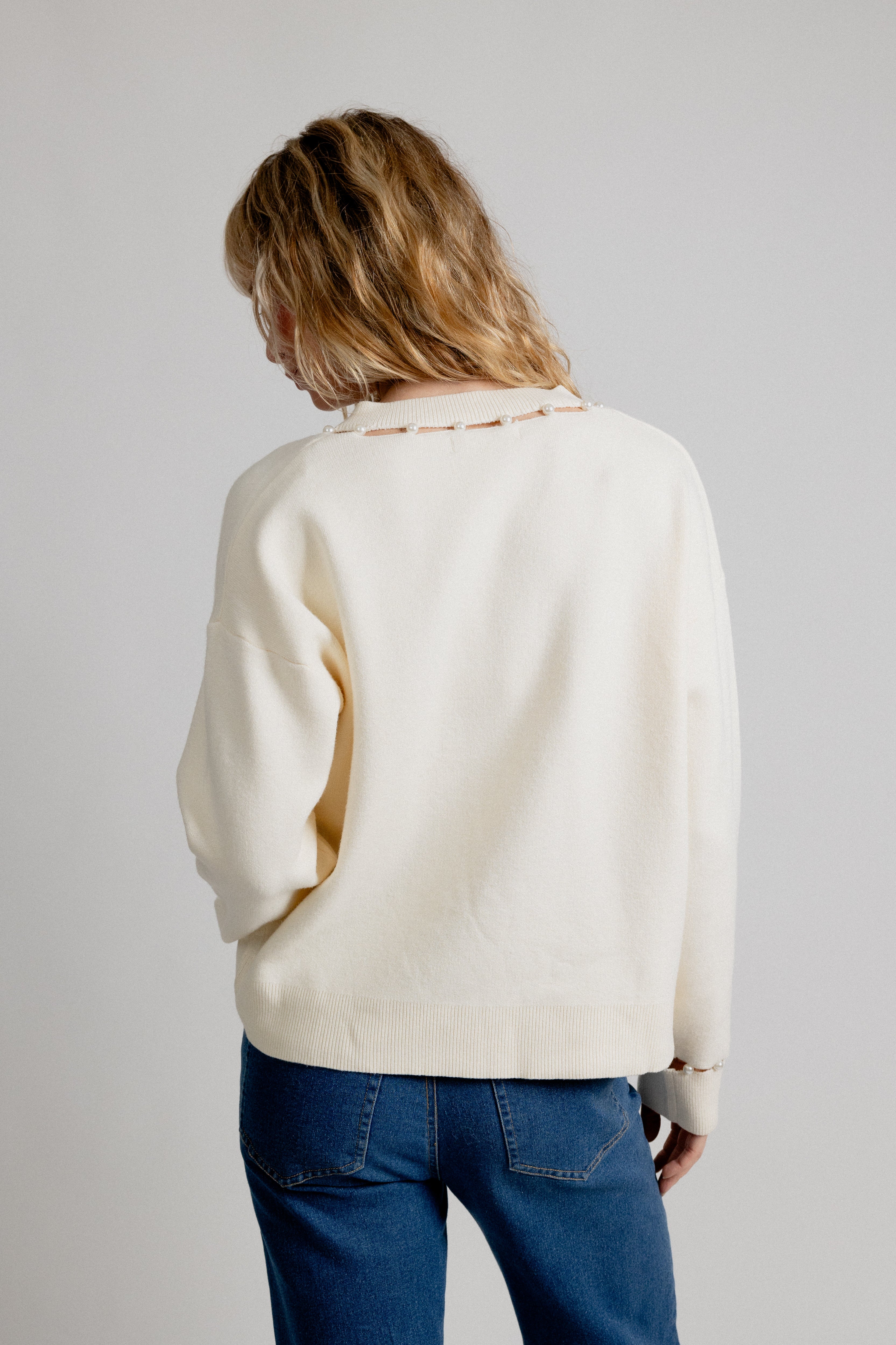 BEN SWEATER - ECRU