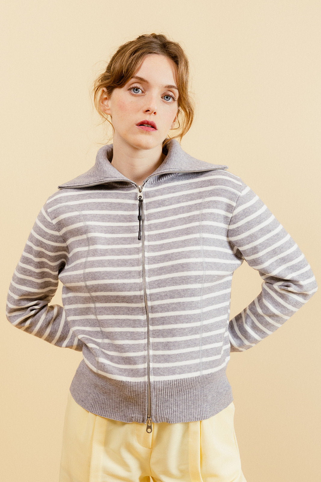 LIO CARDIGAN - GREY