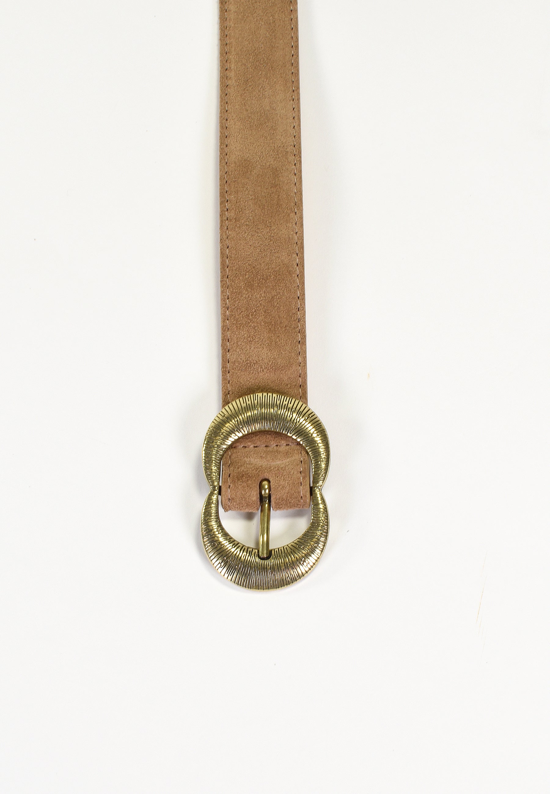 KALEA - Ceinture Beige en Cuir Femme