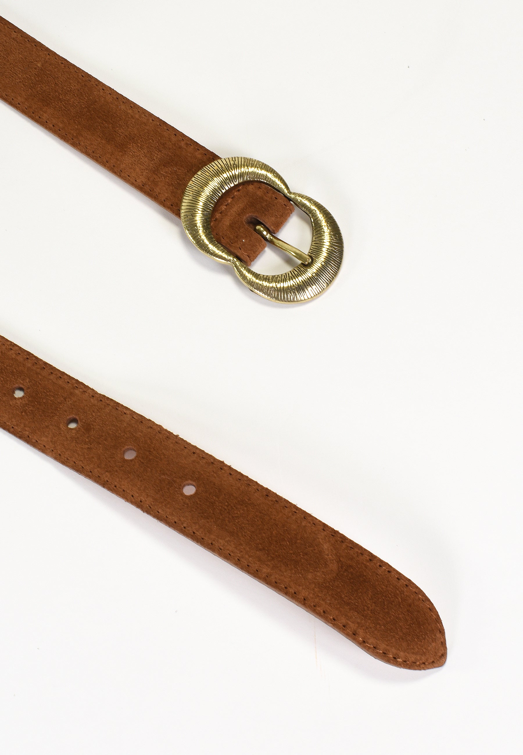 KALEA - Ceinture Camel en Cuir Femme