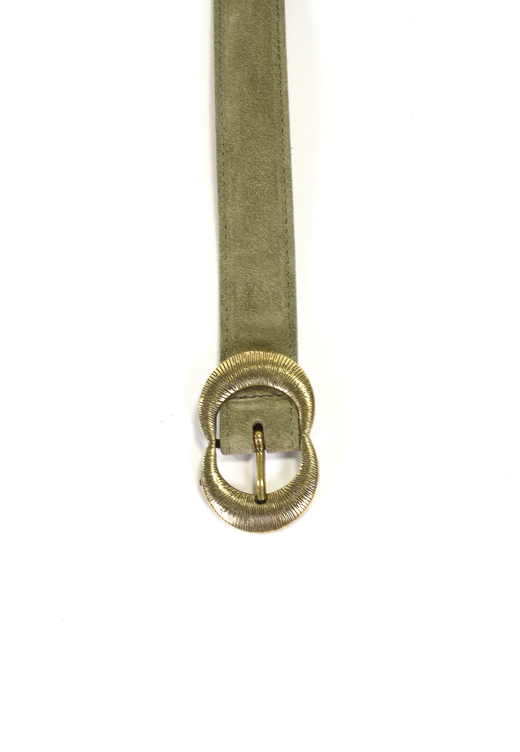 KALEA - Ceinture Kaki en Cuir Femme