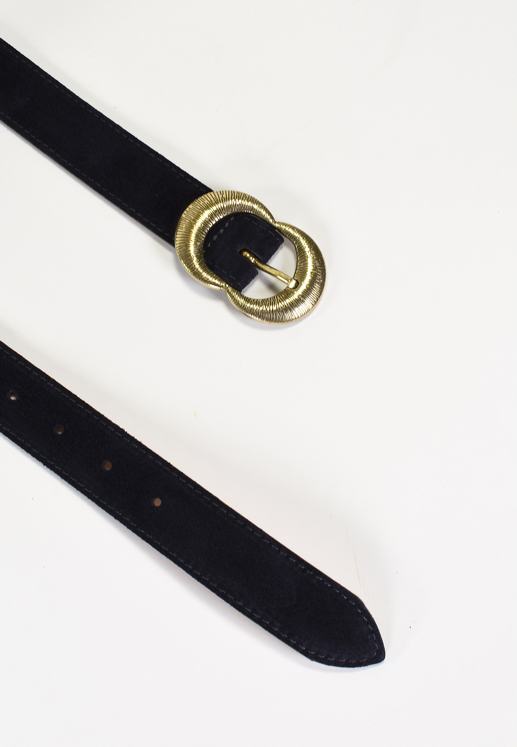KALEA - Ceinture Noire en Cuir Femme