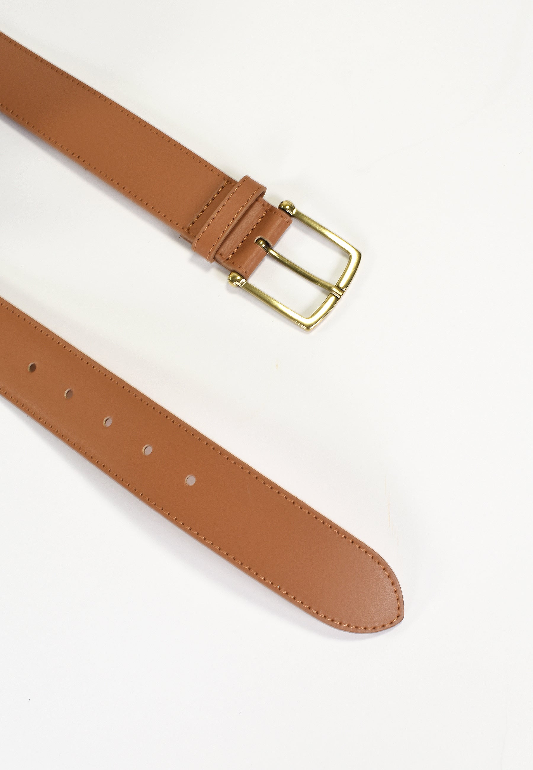 TESSIA - Ceinture Camel en Cuir Femme