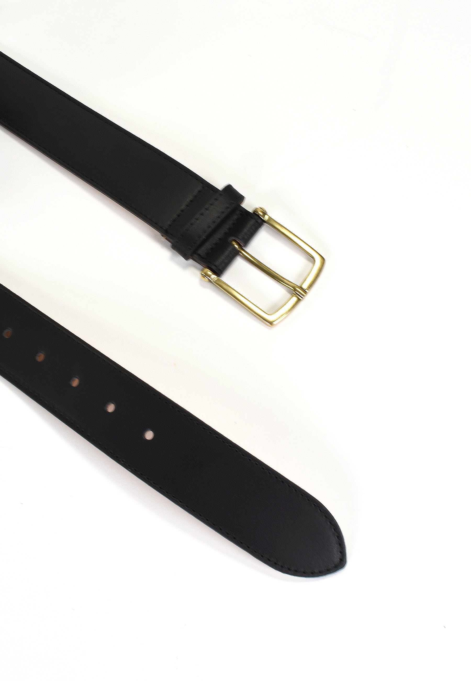 TESSIA - Ceinture Noire en Cuir Femme