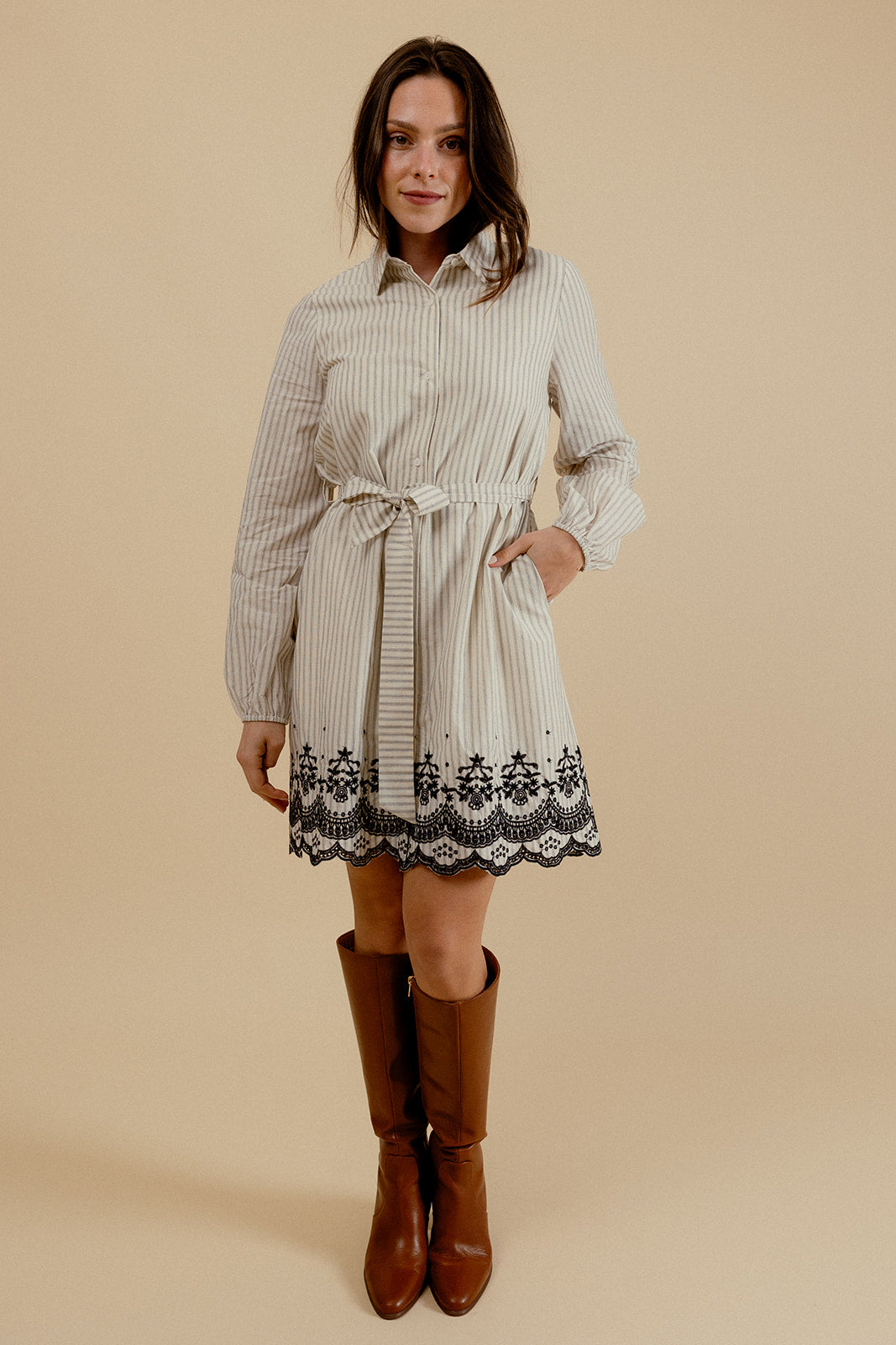 ROBE CASSANDRE - ÉCRU