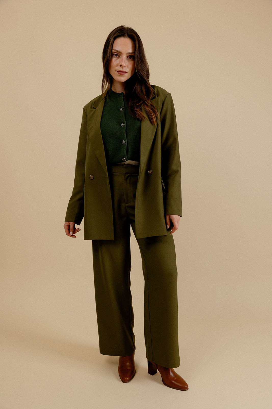 GABI PANTS - KHAKI