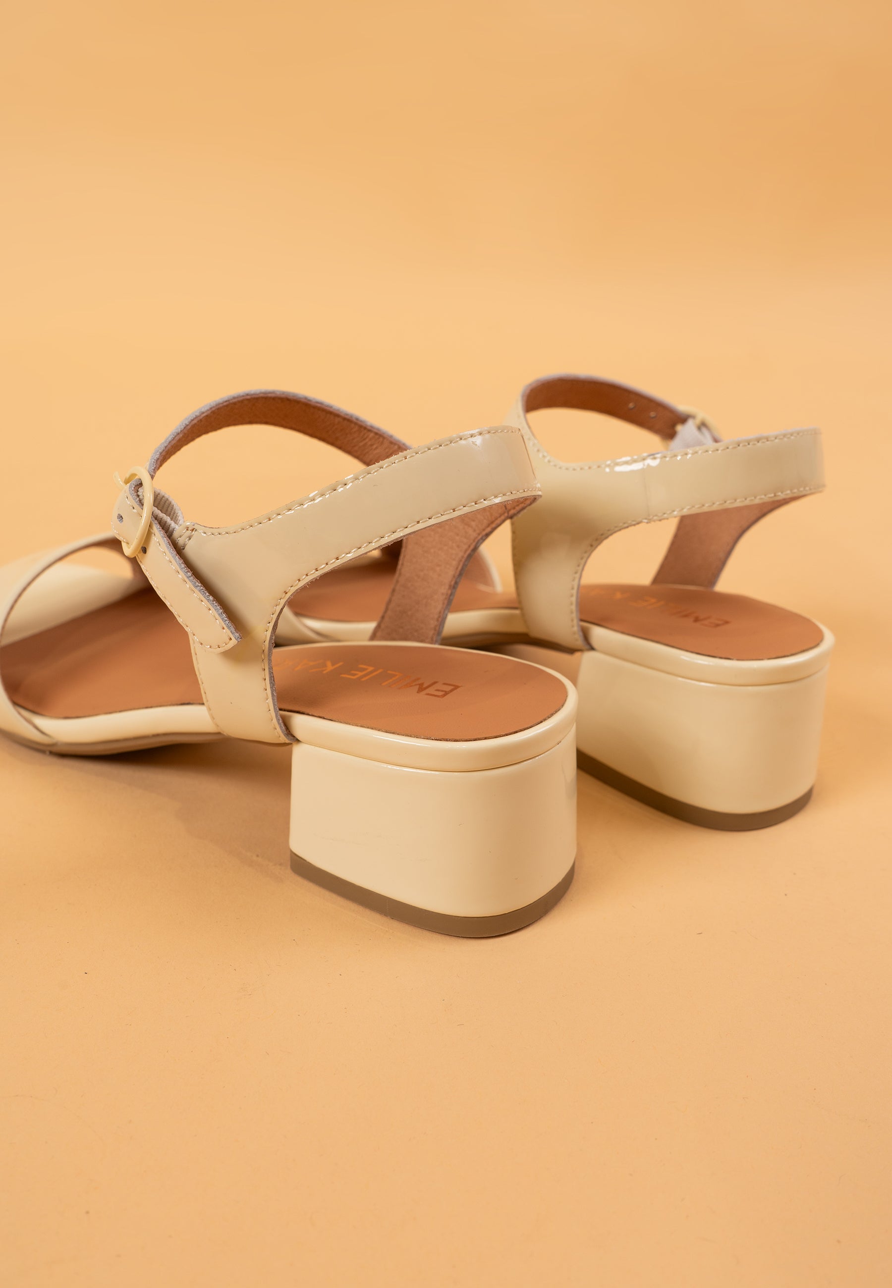 SANDALES À TALONS CHLOE - CREME