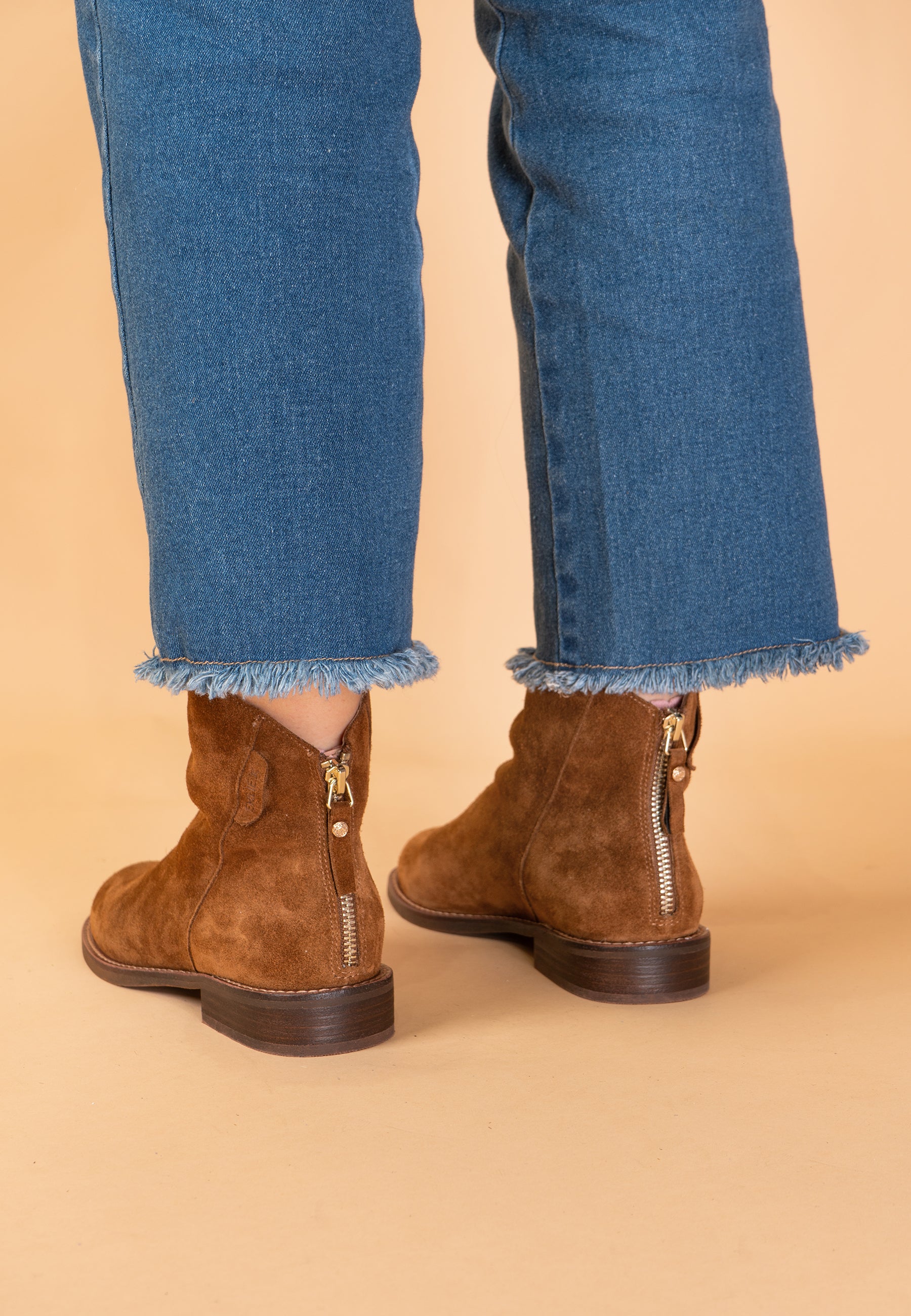 BOTTINES CHRYS - COGNAC