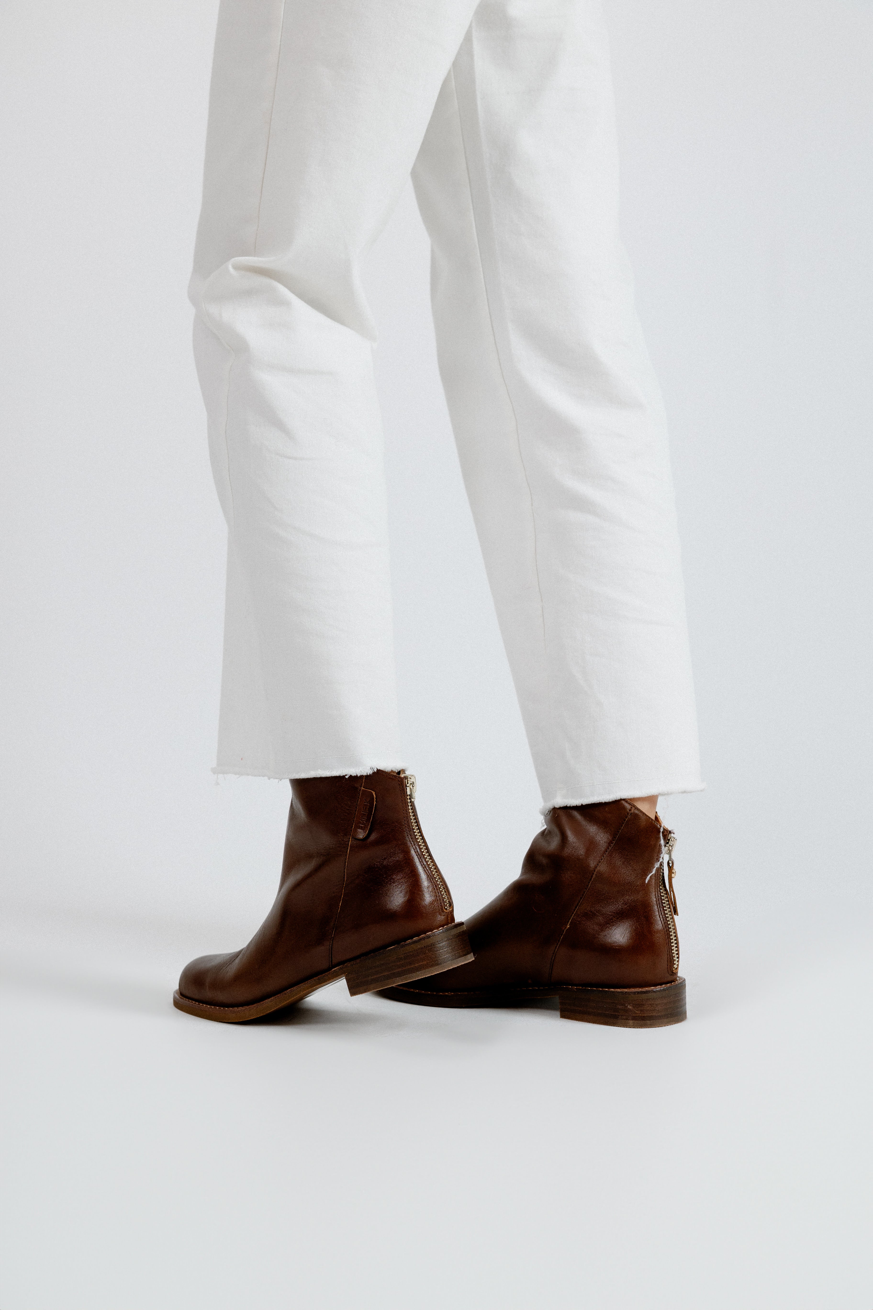CHRYS ANKLE BOOTS - SMOOTH BROWN