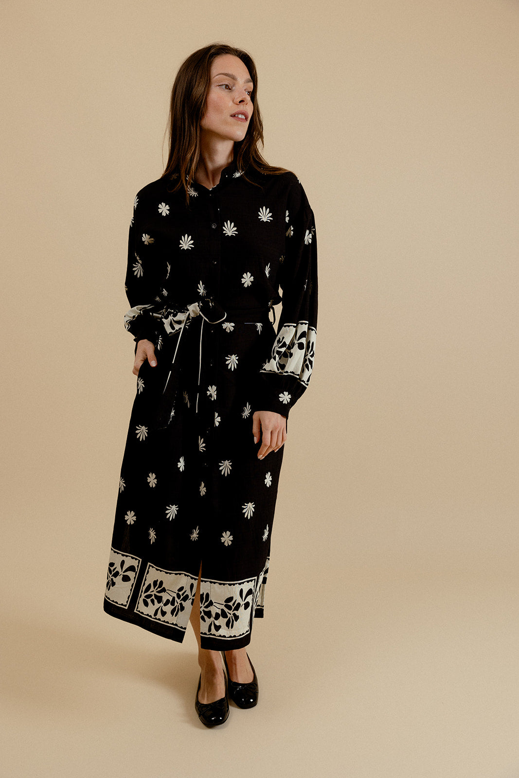 ROBE CONSTANCE - NOIR