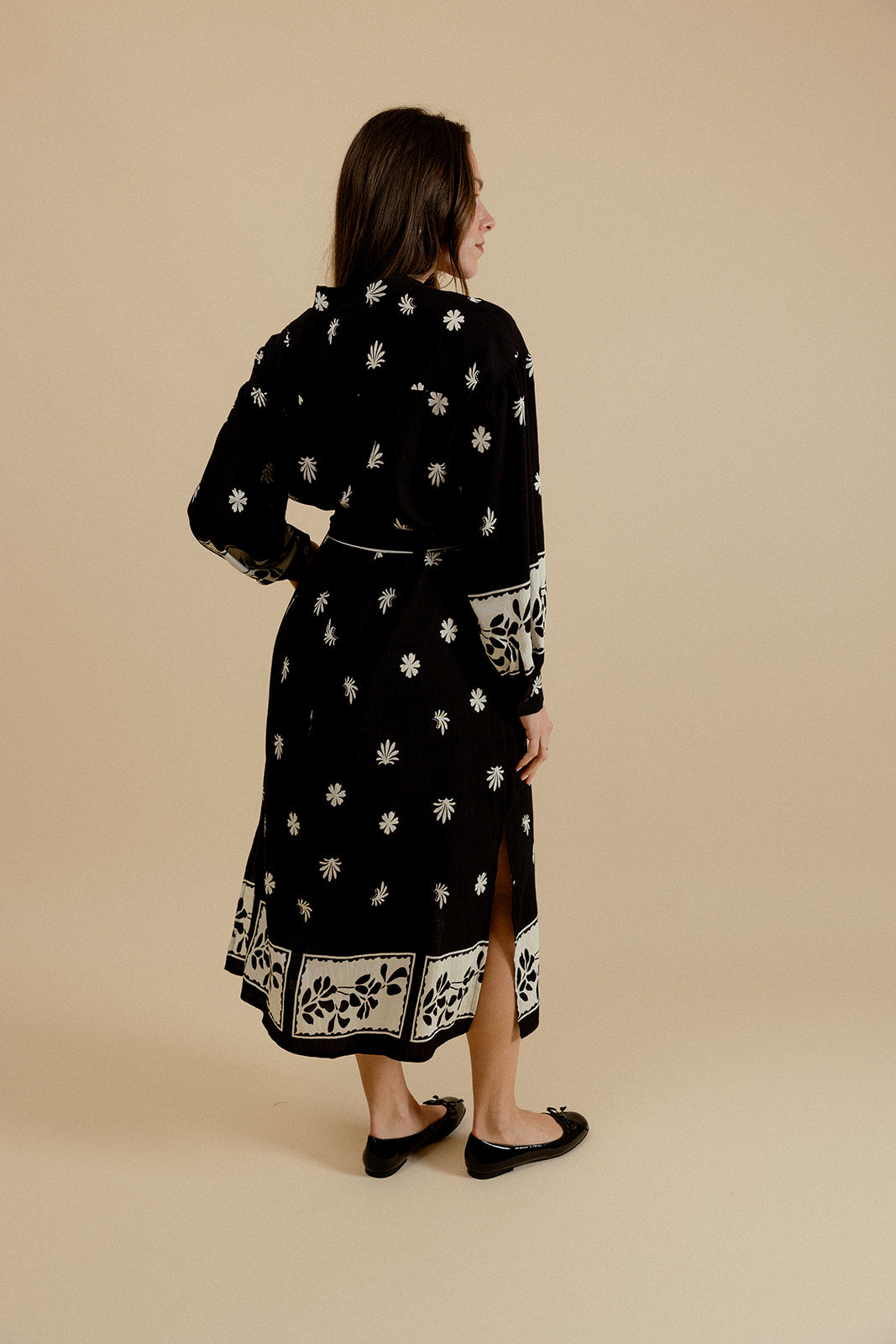 ROBE CONSTANCE - NOIR