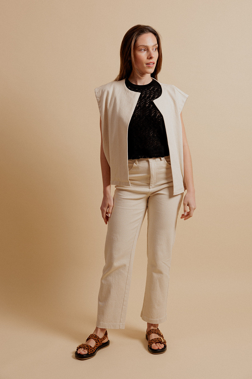 PANTALON JANINE - BEIGE