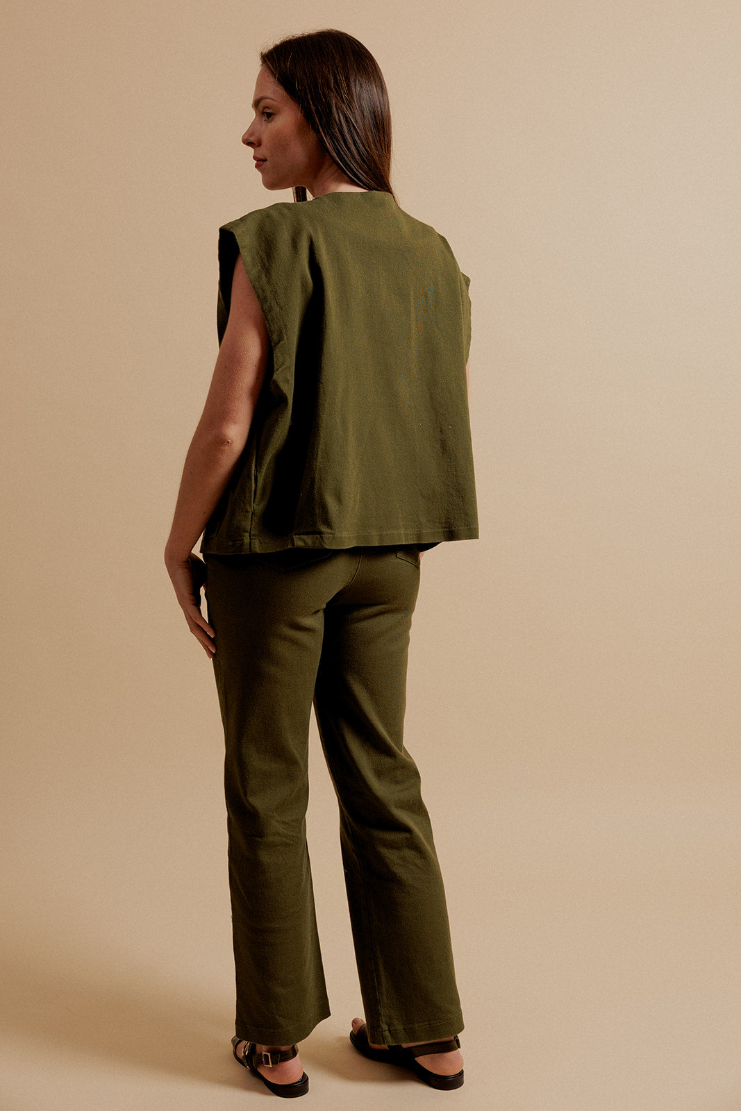 JANINE PANTS - KHAKI