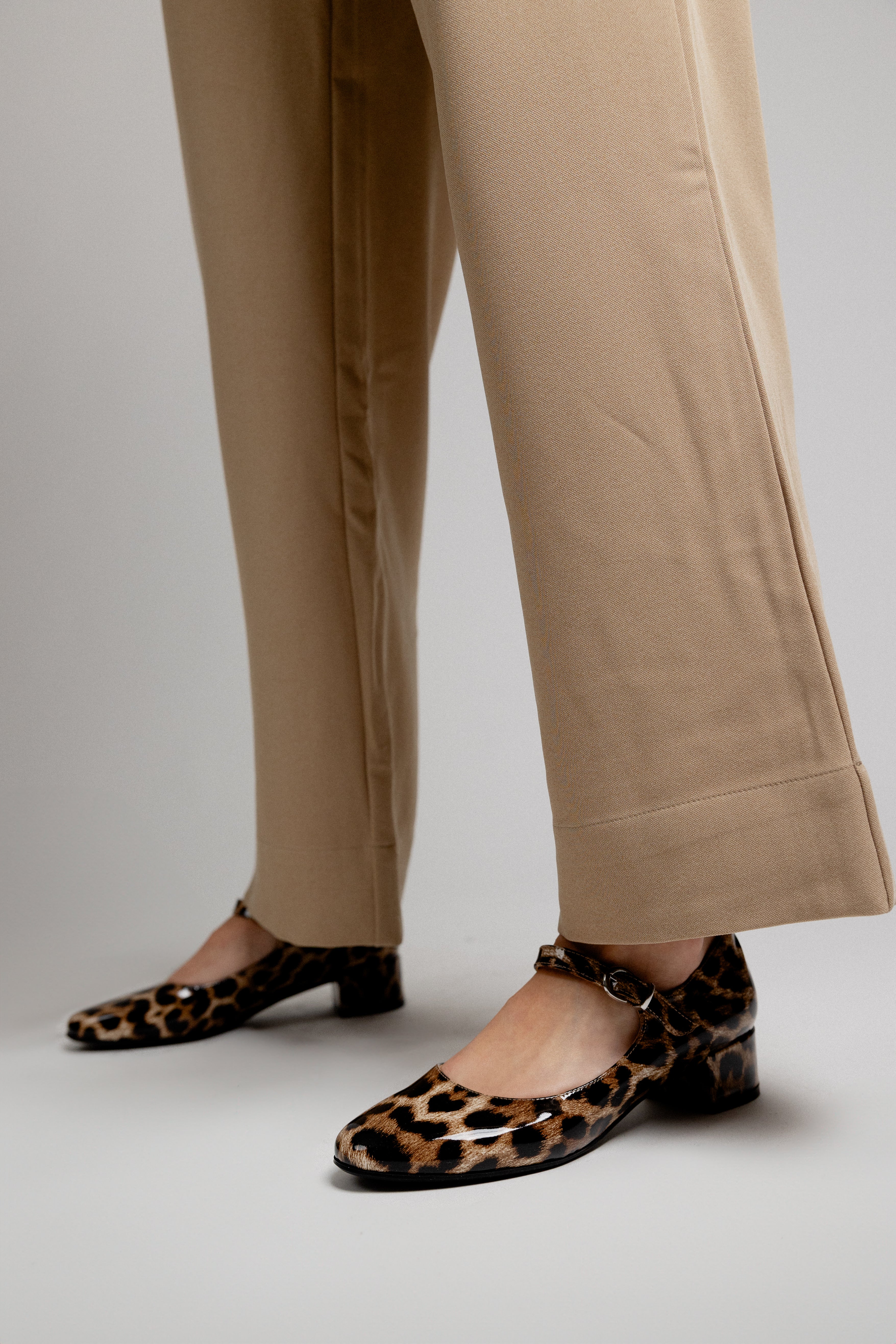 BALLERINES DORIE - LÉOPARD VERNIS