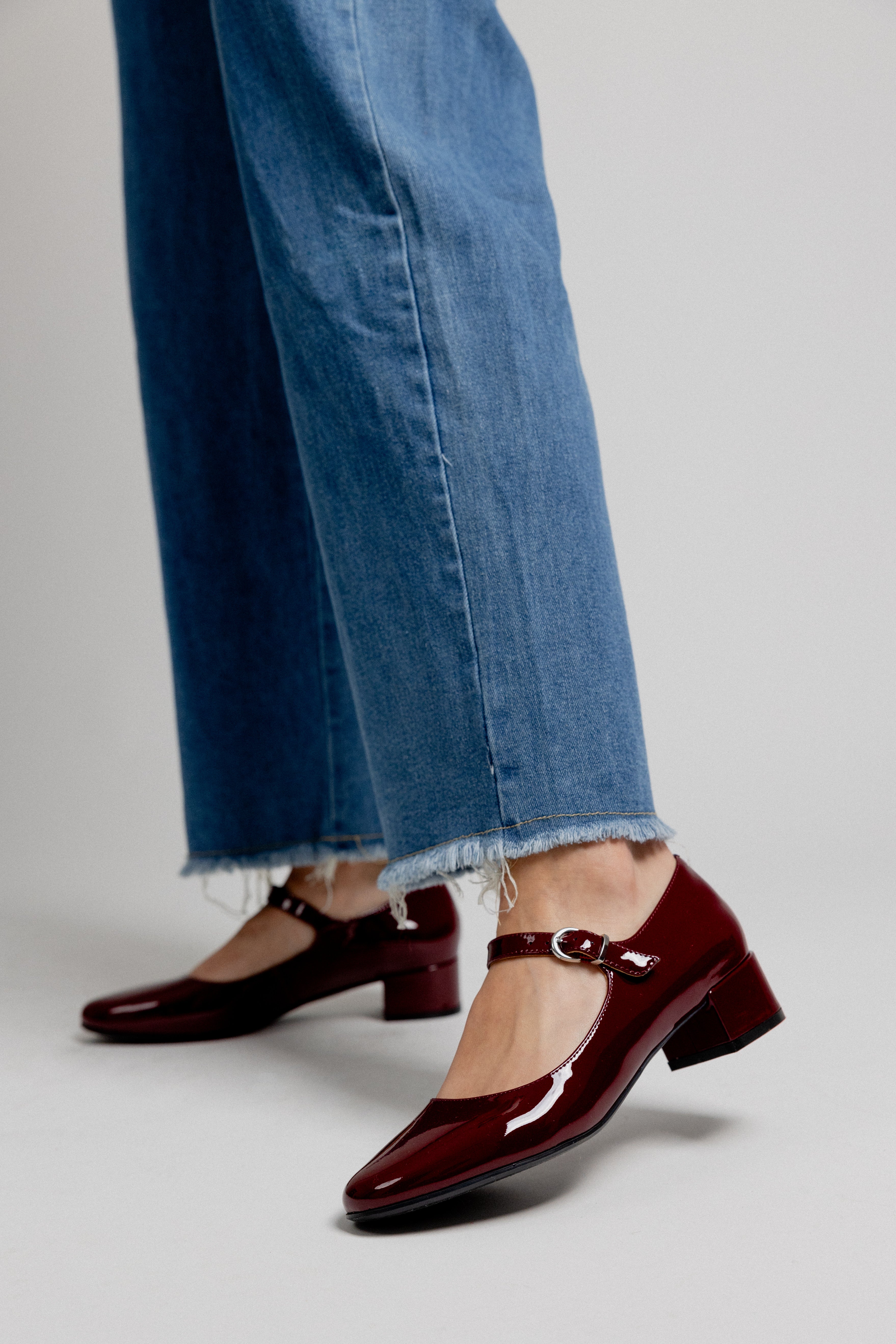 BALLERINES DORIE - BORDEAUX VERNIS