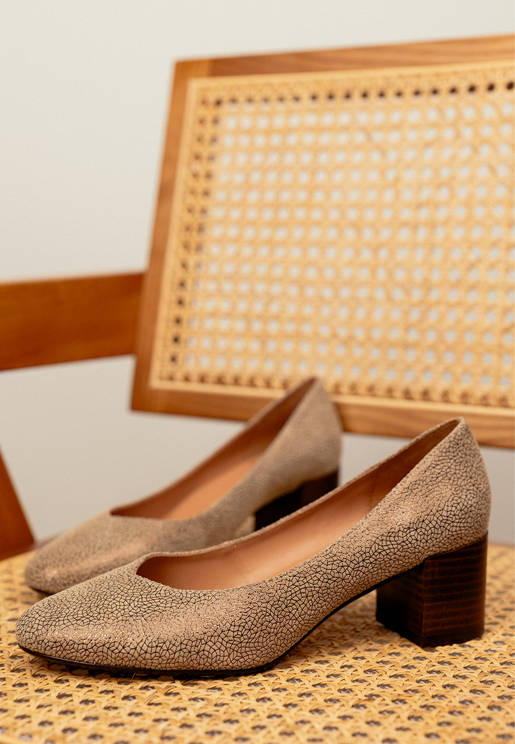 ESCARPINS DUNIA - BEIGE