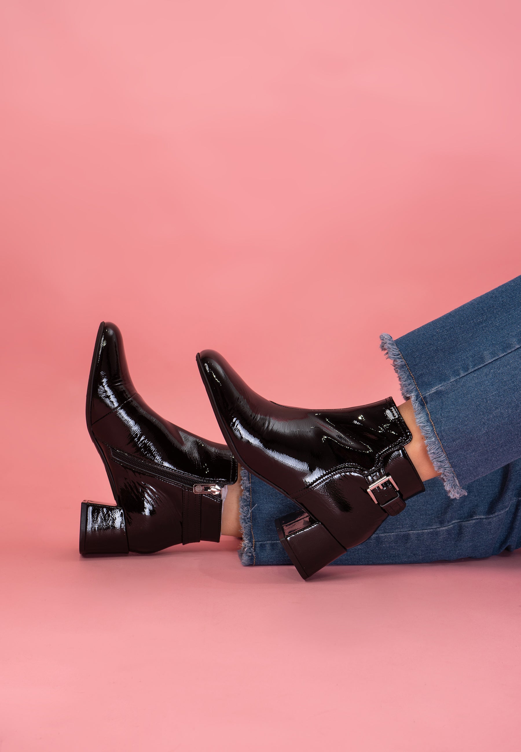 BOTTINES DAUPHINE - NOIR