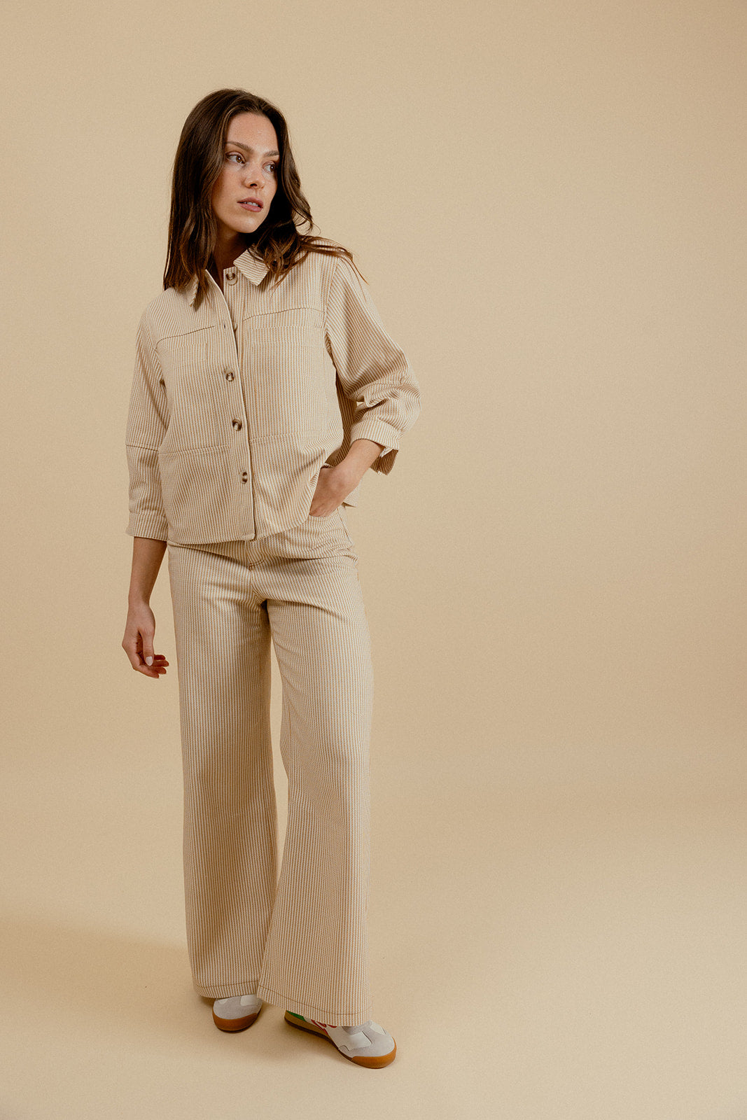 DELPHINE JACKET - BEIGE