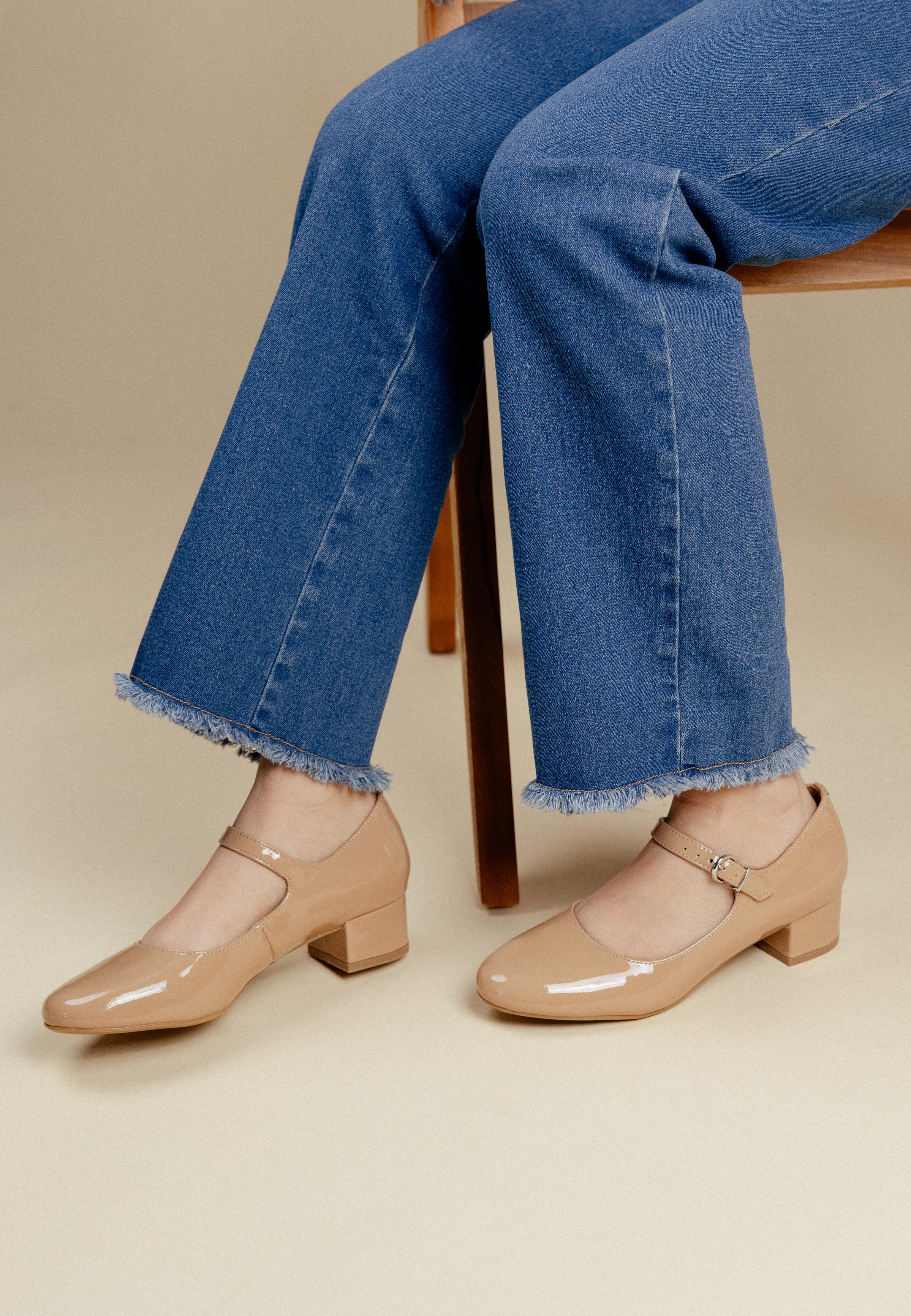 DORIE BALLERINAS - NUDE PATENT