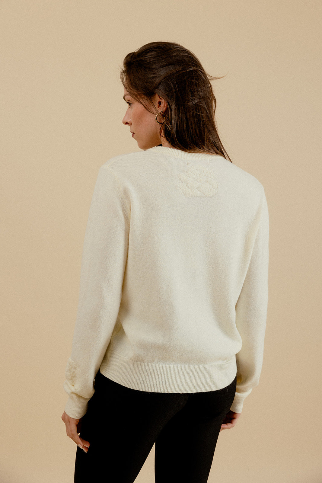 CARDIGAN EDGARD - ÉCRU