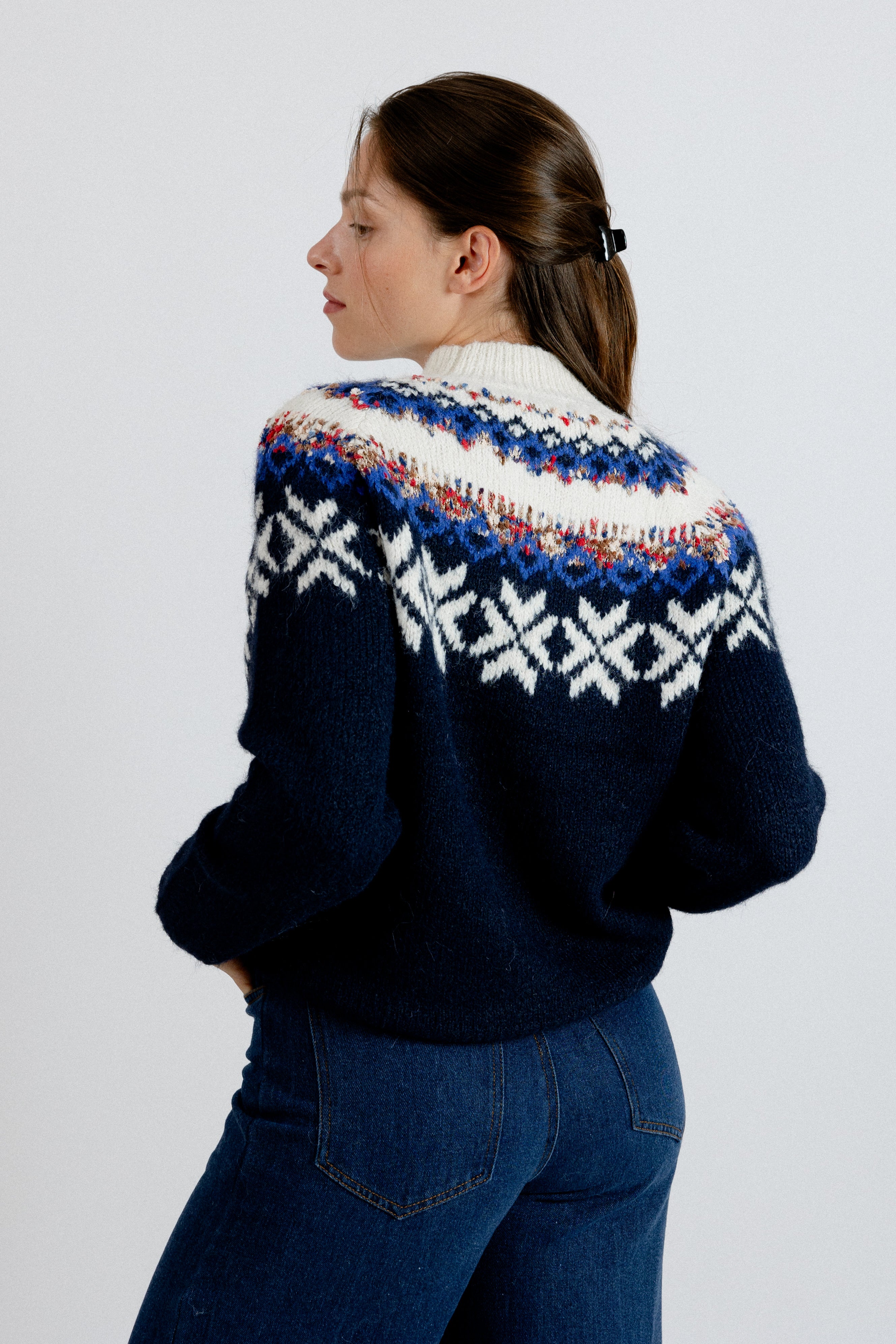 ELLA SWEATER - NAVY