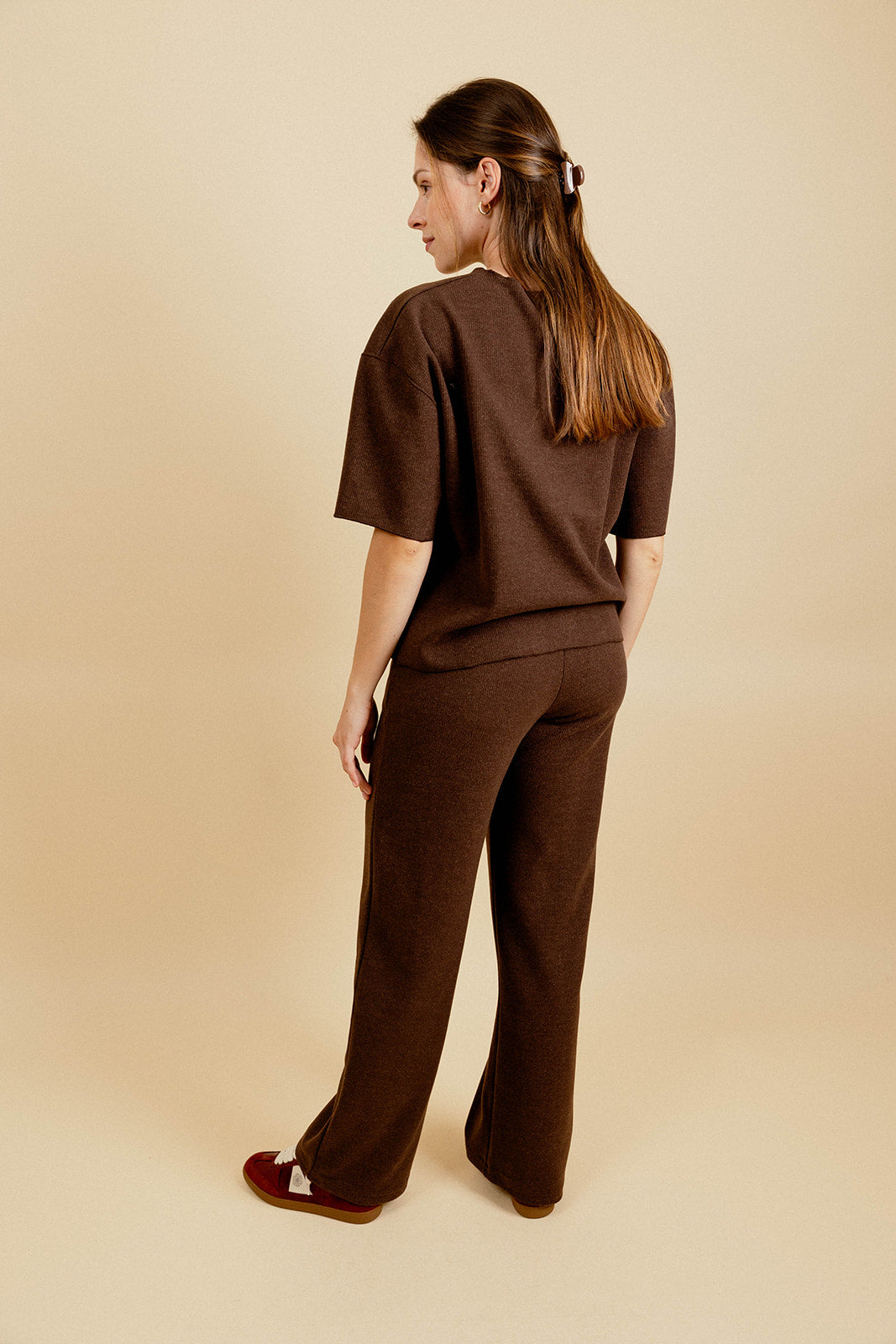 ELLIE JOGGING PANTS - BROWN