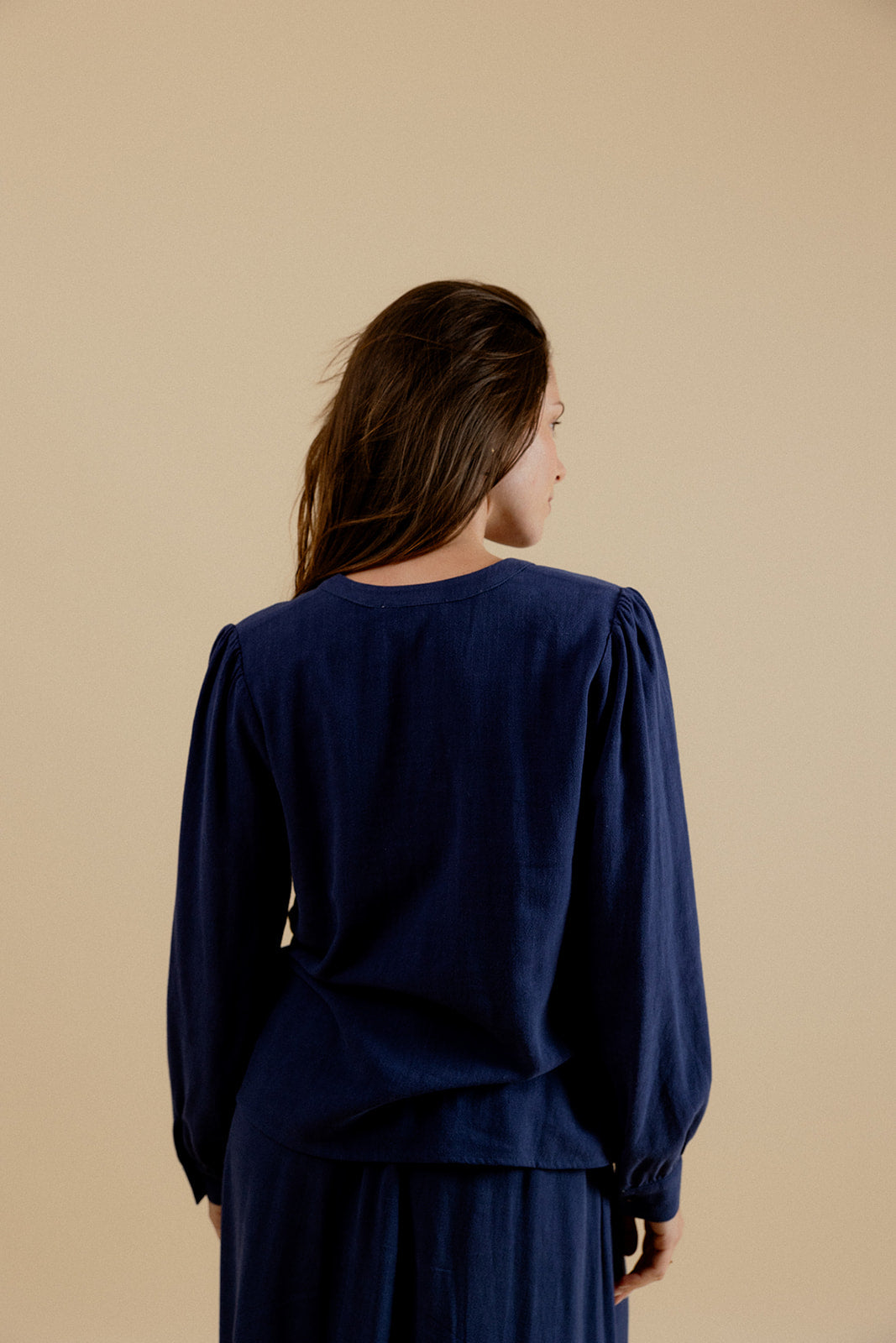 CHEMISE ELORINE - MARINE