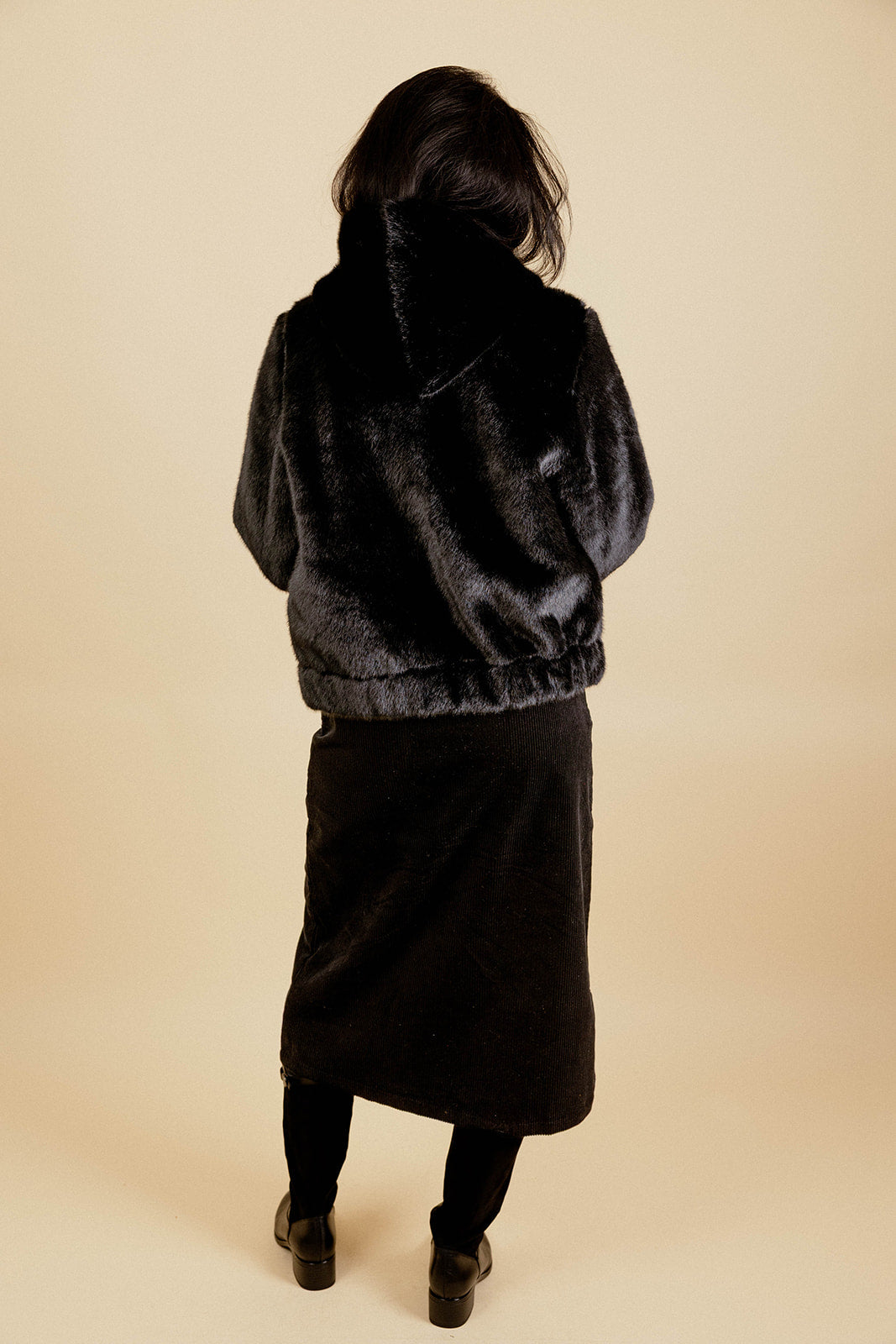 MANTEAU ESTHER - NOIR