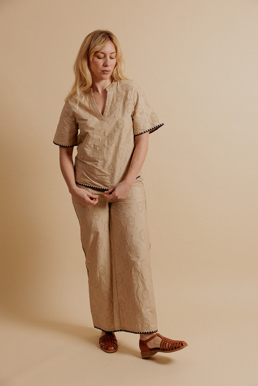 PANTALON ORLANE - BEIGE