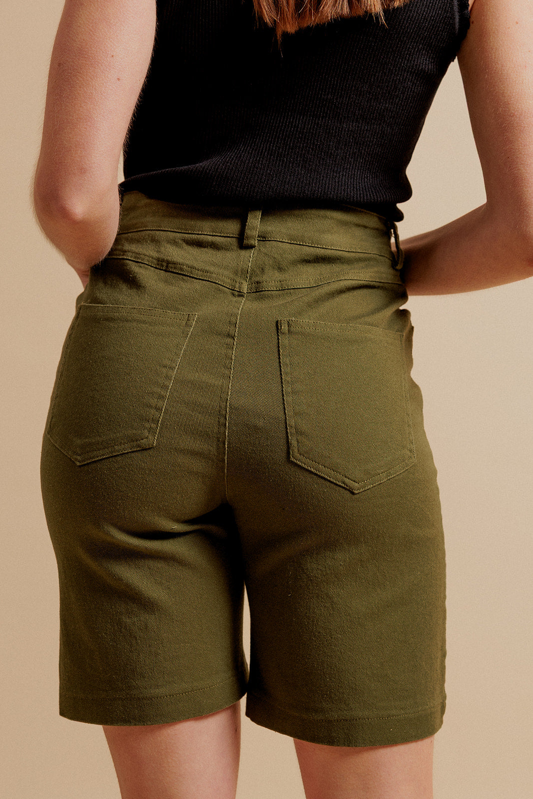 SHORT FRANCKIE - KAKI