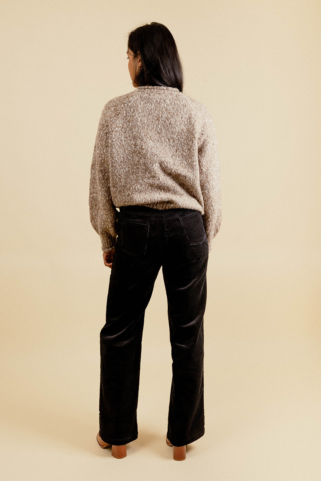 FLORENTINE CARDIGAN - CHOCOLATE